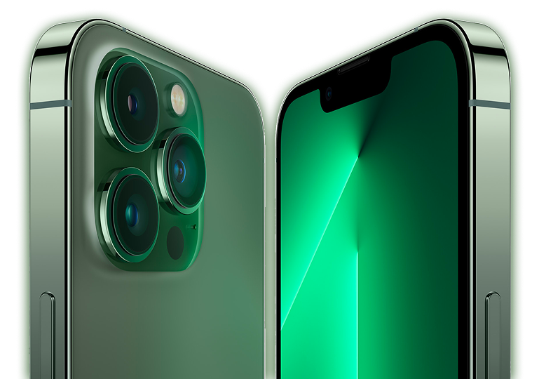 Image iphone vert d'accueil